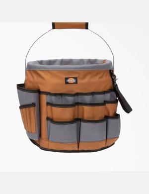 Bolsas De Herramientas Dickies 35-Pocket Bucket Organizer Unisex Marrones | 0274561-DC