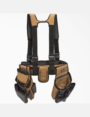 Bolsas De Herramientas Dickies 4-Piece Carpenter's Rig Unisex Marrones | 7180624-QS