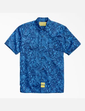 Camisas Dickies New York Sunshine x Time Off Hombre Azul Marino | 5862037-WQ