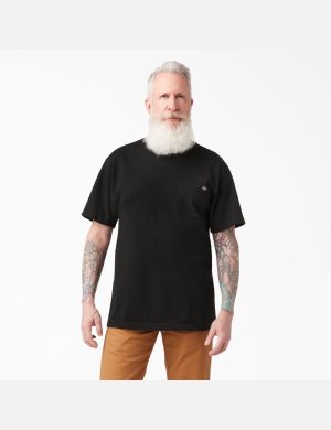 Camiseta Dickies Corta Sleeve Two Packs Hombre Negras | 1086547-OZ