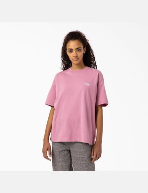 Camiseta Dickies Summerdale Corta Sleeve Mujer Multicolor | 6831490-KB