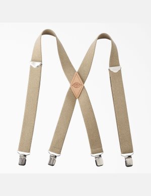 Cinturones Dickies Trabajo Suspenders Unisex Kaki | 0384597-PB