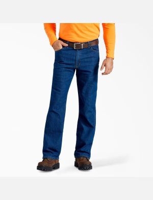 Jeans Dickies Active Cintura Relaxed Fit Hombre Indigo Azules | 2684013-LW