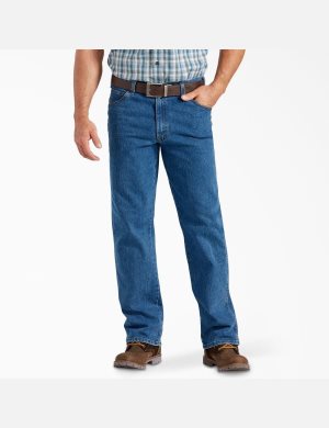 Jeans Dickies Active Cintura Relaxed Fit Hombre Indigo Azules | 4629130-KT