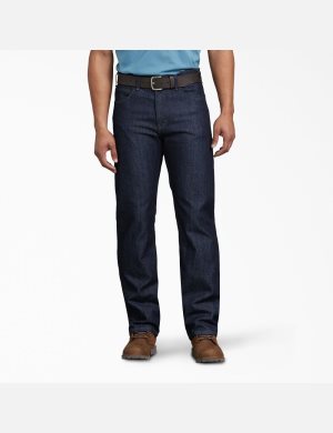 Jeans Dickies Relaxed Fit Carpenter Hombre Indigo Azules | 1824307-PL