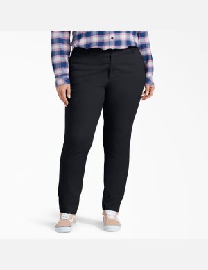 Pantalones Casuales Dickies Plus Mujer Negras | 3596271-BN