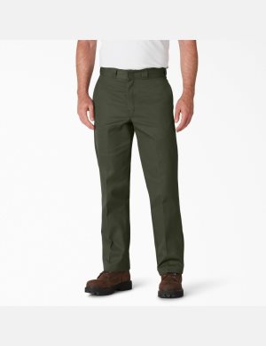 Pantalones De Trabajo Dickies Original 874 Hombre Verde Oliva Verde | 3084961-IV