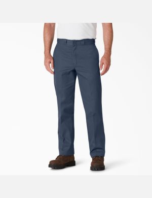 Pantalones De Trabajo Dickies Original 874 Hombre Azul Marino Azules | 5832149-AG