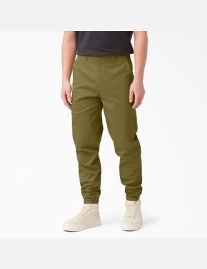 Pantalones De Trabajo Dickies Twill Jogger Hombre Verde | 2357468-AT