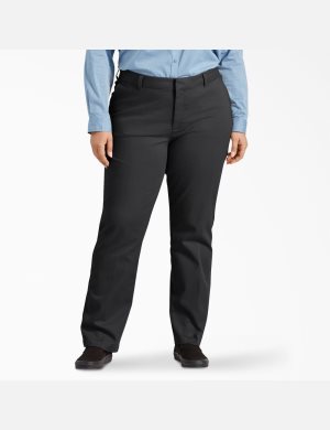 Pantalones Dickies Plus Perfect Shape Mujer Negras | 4358701-OB