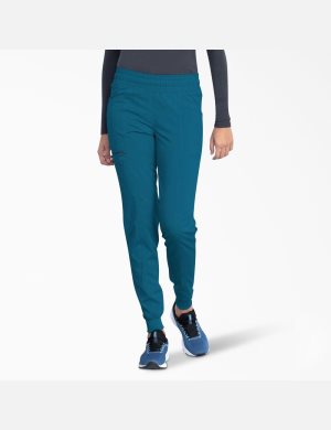 Pantalones Médicos Dickies Balance Jogger Mujer Azules | 8703956-VA