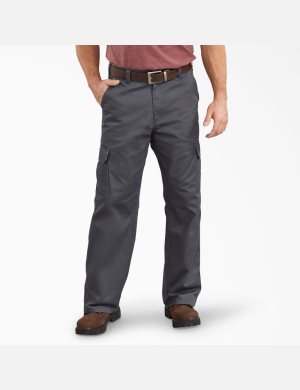 Pantalones Tipo Cargo Dickies Loose Fit Directo Leg Hombre Gris | 3089427-RT