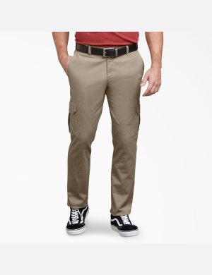 Pantalones Tipo Cargo Dickies X-Series Active Cintura Hombre Marrones | 7156423-AX