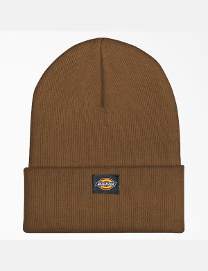 Sombreros Dickies Cuffed Knit Unisex Marrones | 3502968-EK