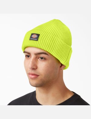 Sombreros Dickies Skateboarding Cuffed Unisex Amarillo | 6571298-NV