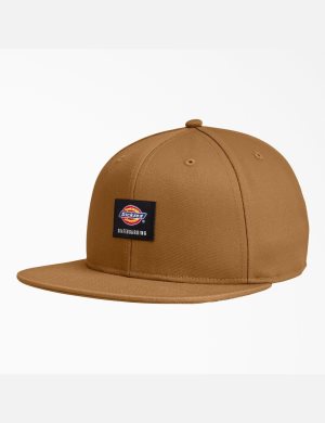 Sombreros Dickies Skateboarding Planos Bill Unisex Marrones | 3490651-QR