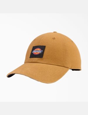 Sombreros Dickies Washed Lona Unisex Marrones | 9537681-OA