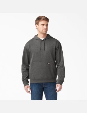 Sudadera Con Capucha Dickies Midweight Fleece Hombre Gris Oscuro | 9716432-UH