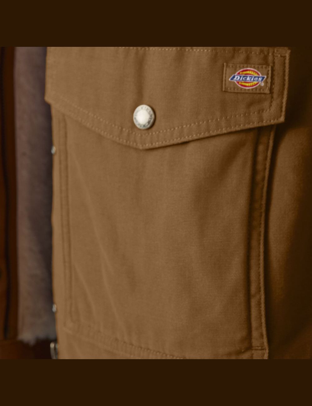 Abrigos Dickies Duck High Pile Fleece Forro Chore Mujer Marrones | 0847195-EL