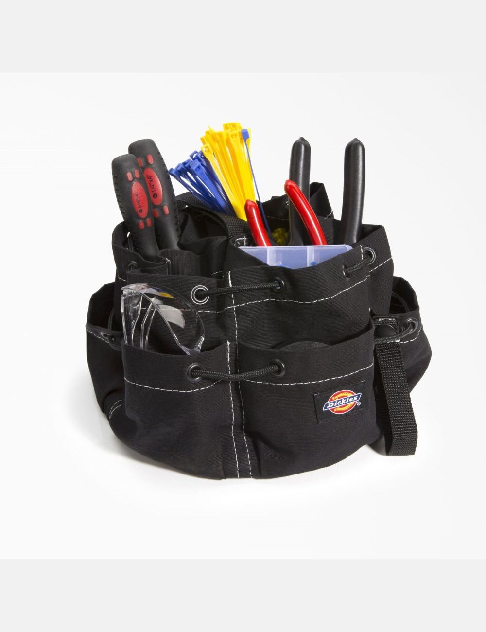 Bolsas De Herramientas Dickies 12-Pocket Drawstring Organizer Unisex Negras | 8697204-JR