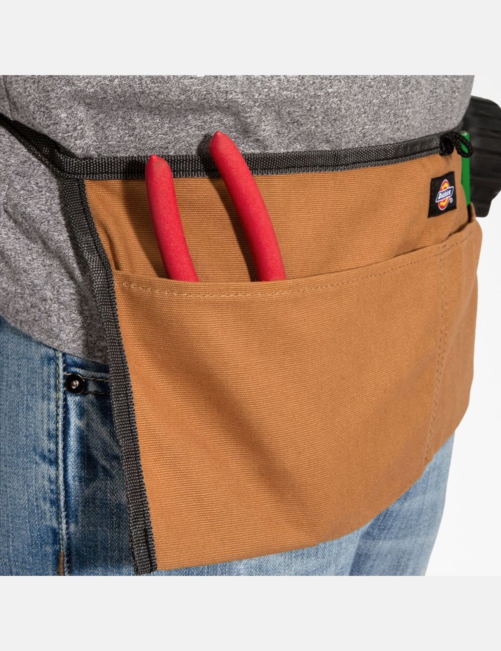 Bolsas De Herramientas Dickies 2-Pocket Lona Apron Unisex Marrones | 6745802-JW