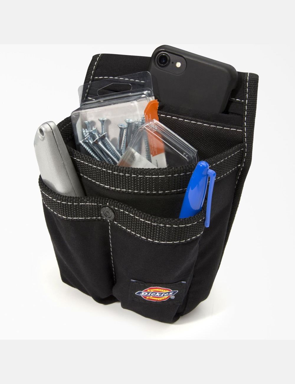 Bolsas De Herramientas Dickies 4-Pocket Phone & Pouch Unisex Negras | 3720956-XT