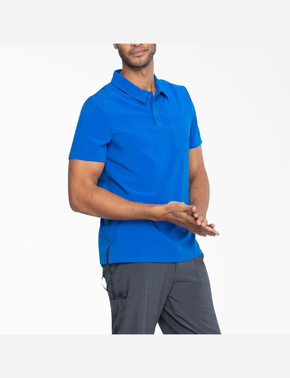 Camisa Polo Dickies EDS Essentials Medical Hombre Azul Real Azules | 3106758-FM