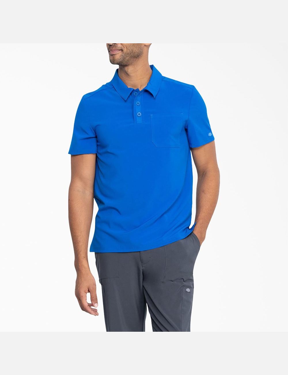 Camisa Polo Dickies EDS Essentials Medical Hombre Azul Real Azules | 3106758-FM