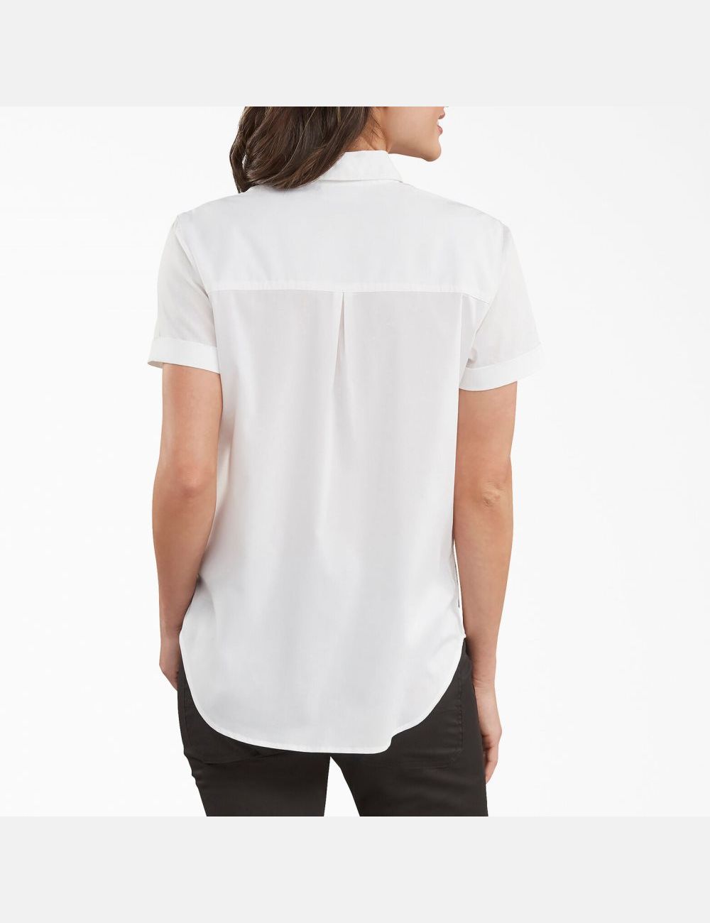 Camisas Dickies Button-Up Mujer Blancas | 6249753-KE