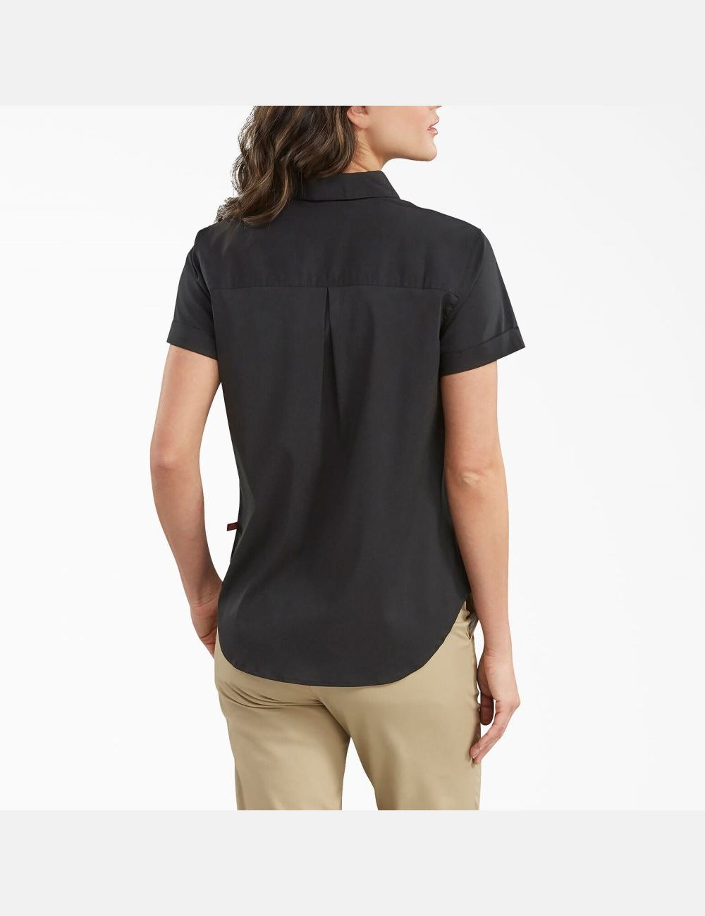 Camisas Dickies Button-Up Mujer Negras | 3708659-CB