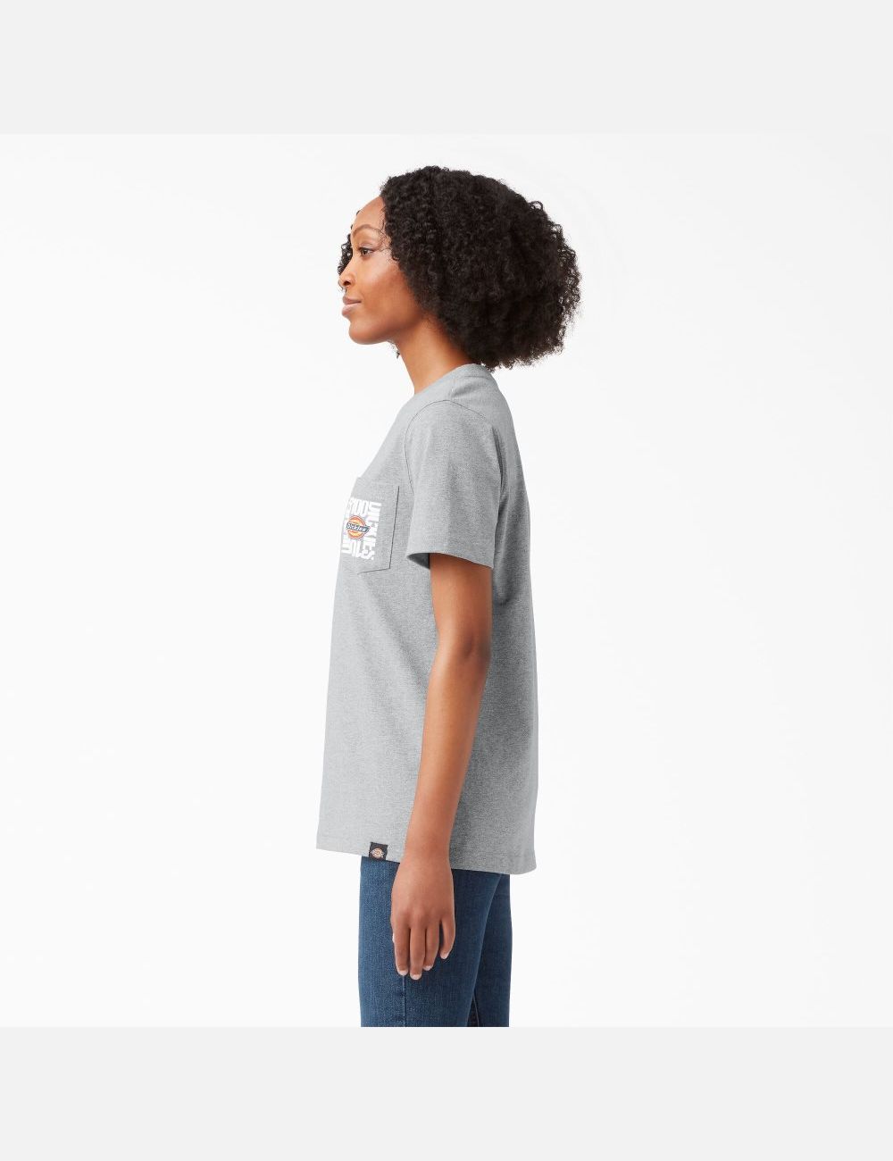 Camiseta Dickies 100 Year Estampadas Mujer Gris | 2718950-HB