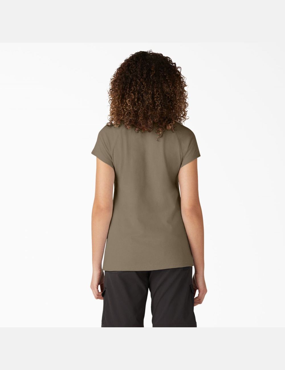 Camiseta Dickies Cooling Corta Sleeve Mujer Verde | 9042761-HZ