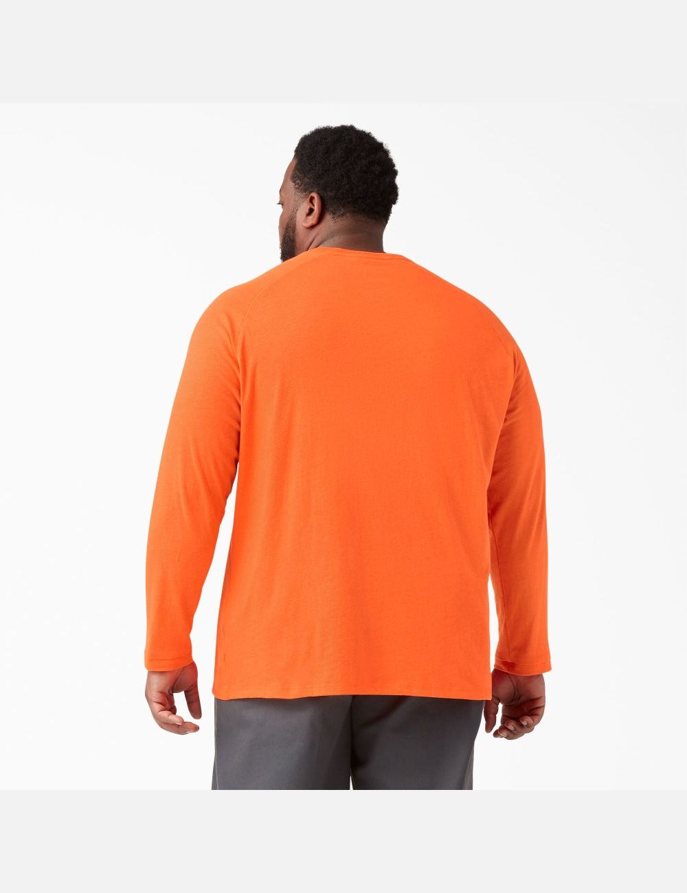 Camiseta Dickies Cooling Long Sleeve Hombre Naranjas Claro | 2749831-VY