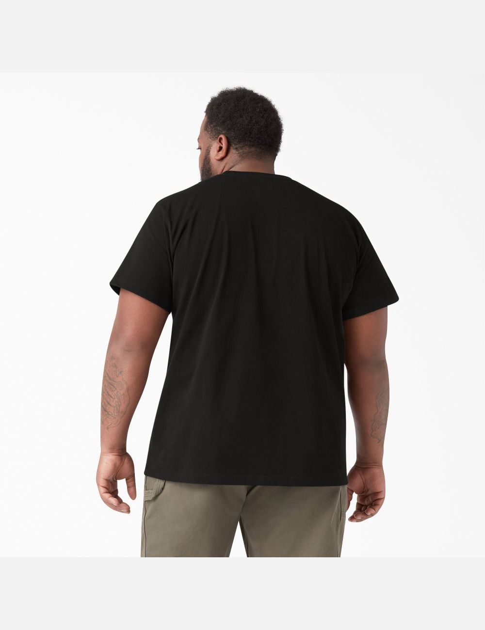 Camiseta Dickies Corta Sleeve Heavyweight Hombre Negras | 1209687-PW