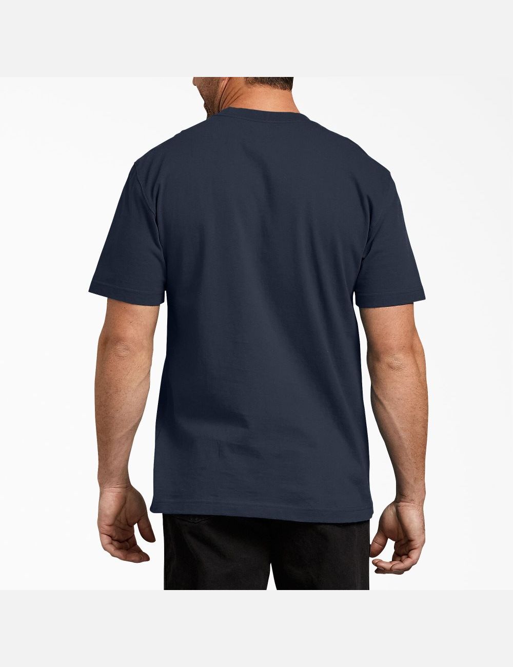 Camiseta Dickies Corta Sleeve Heavyweight Crew Neck Hombre Azul Marino | 2876513-MB