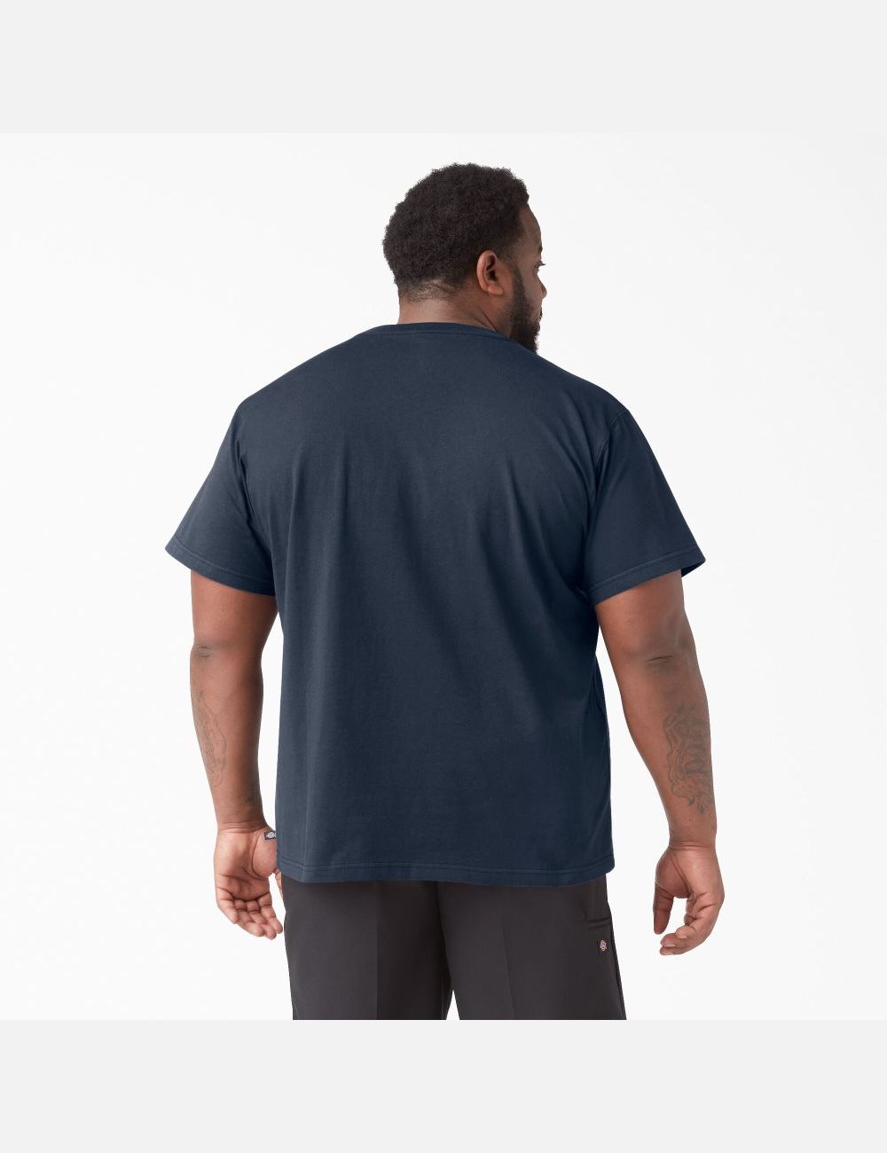 Camiseta Dickies Corta Sleeve Heavyweight Crew Neck Hombre Azul Marino | 2876513-MB