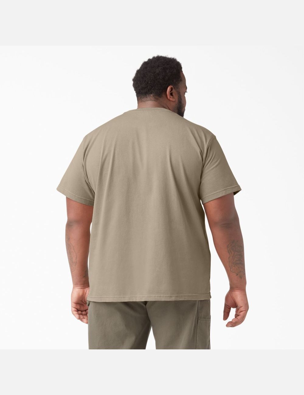 Camiseta Dickies Corta Sleeve Heavyweight Hombre Marrones | 9610538-UG