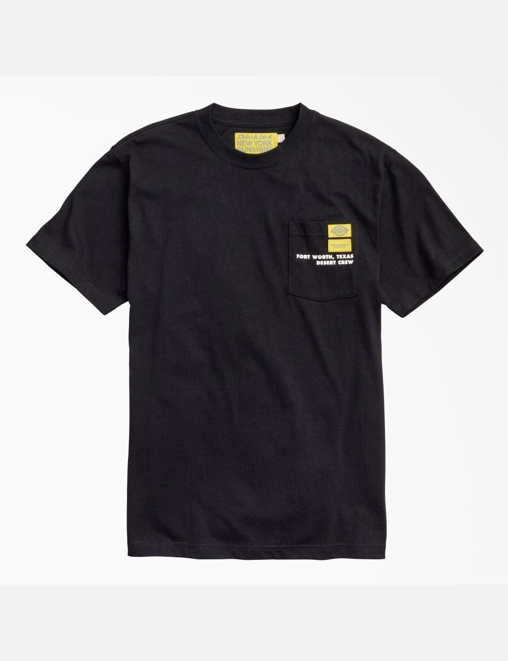 Camiseta Dickies New York Sunshine x Install Team Hombre Negras | 7506298-ZC