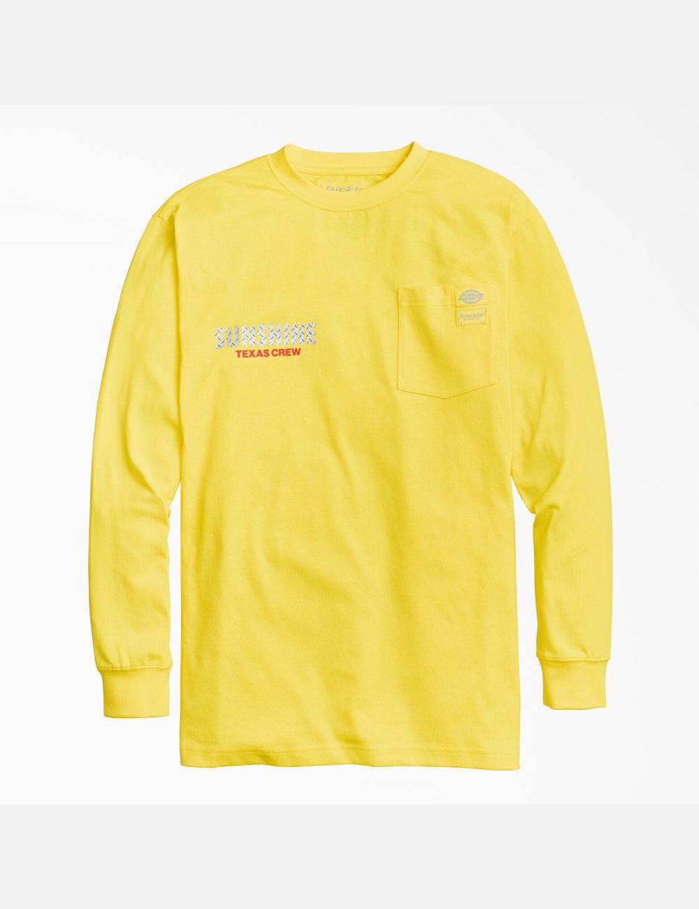 Camiseta Dickies New York Sunshine x It's True What They Say Long Sleeve Hombre Amarillo | 2039517-ML