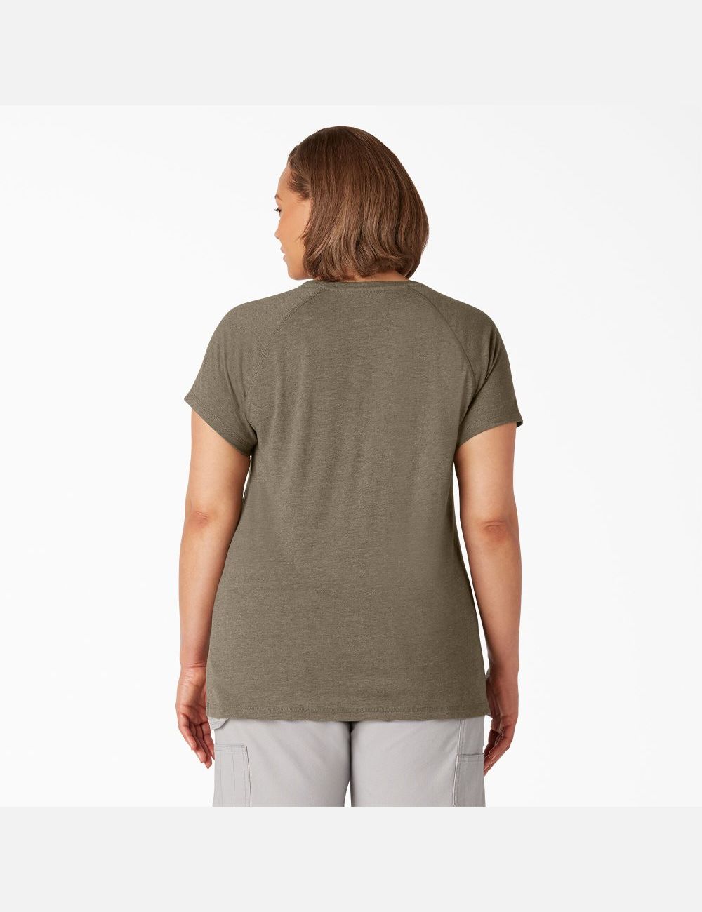 Camiseta Dickies Plus Cooling Corta Sleeve Mujer Verde | 1954283-XJ