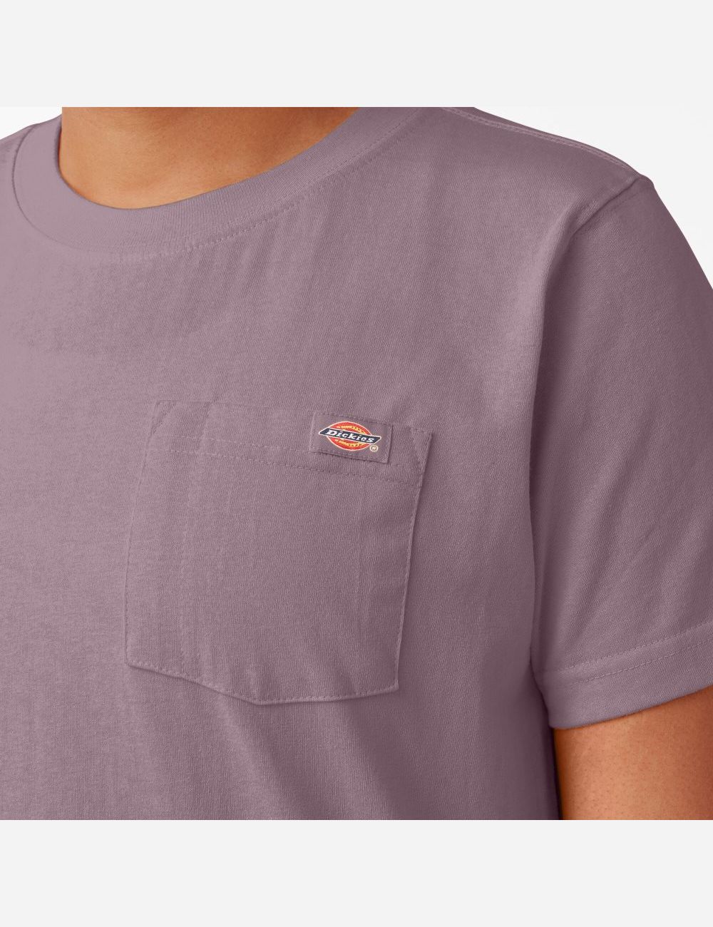 Camiseta Dickies Plus Heavyweight Corta Sleeve Mujer Moradas | 7264190-RJ