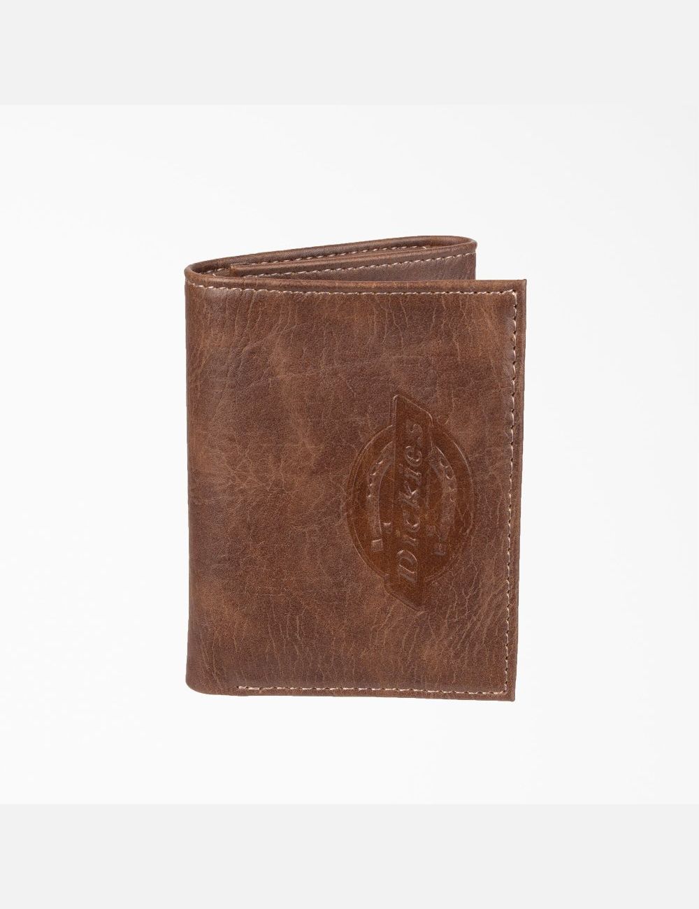 Carteras Dickies Embossed Logo Trifold Unisex Marrones | 8079123-JD