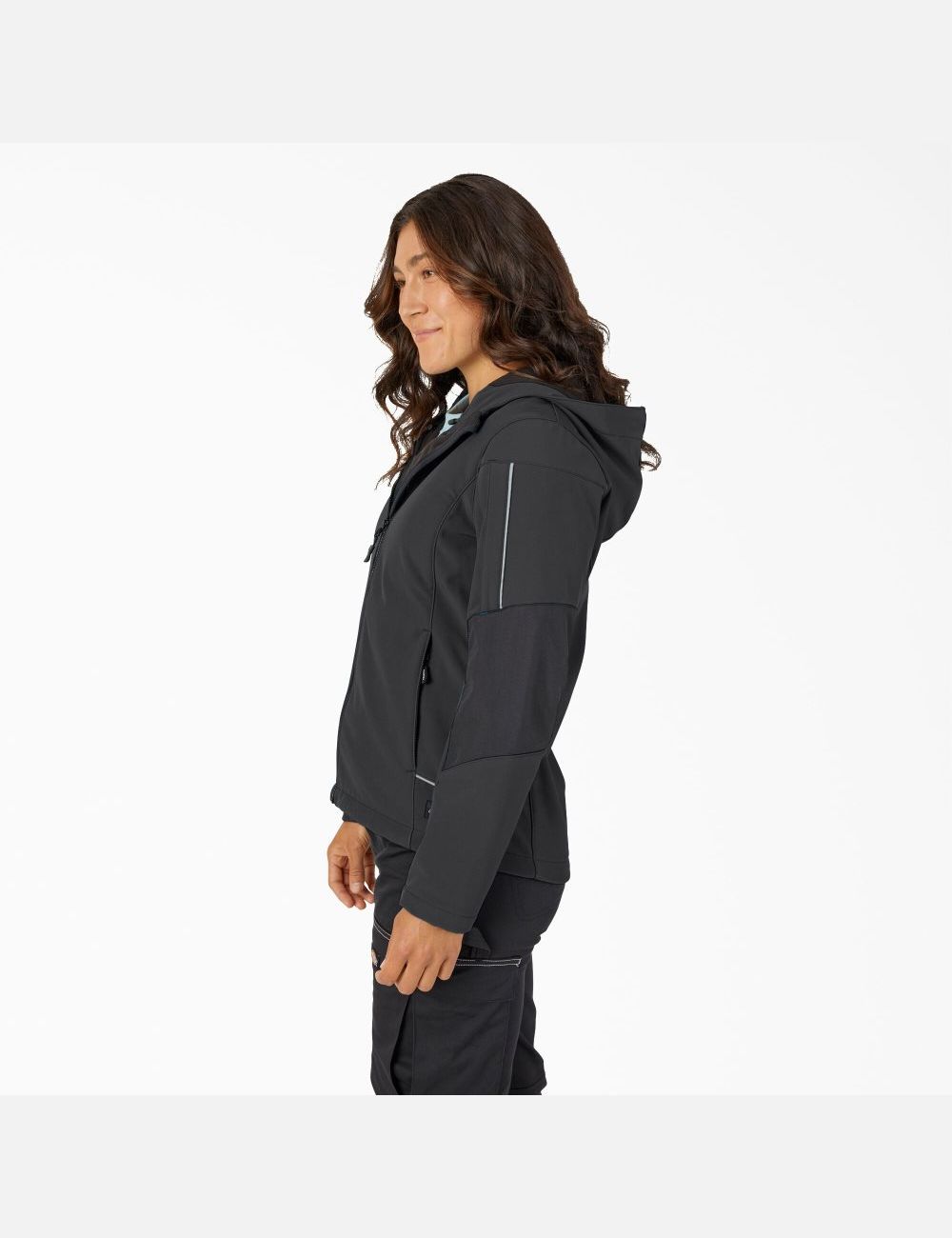 Chaqueta Softshell Dickies Performance Workwear Mujer Negras | 6127850-NK