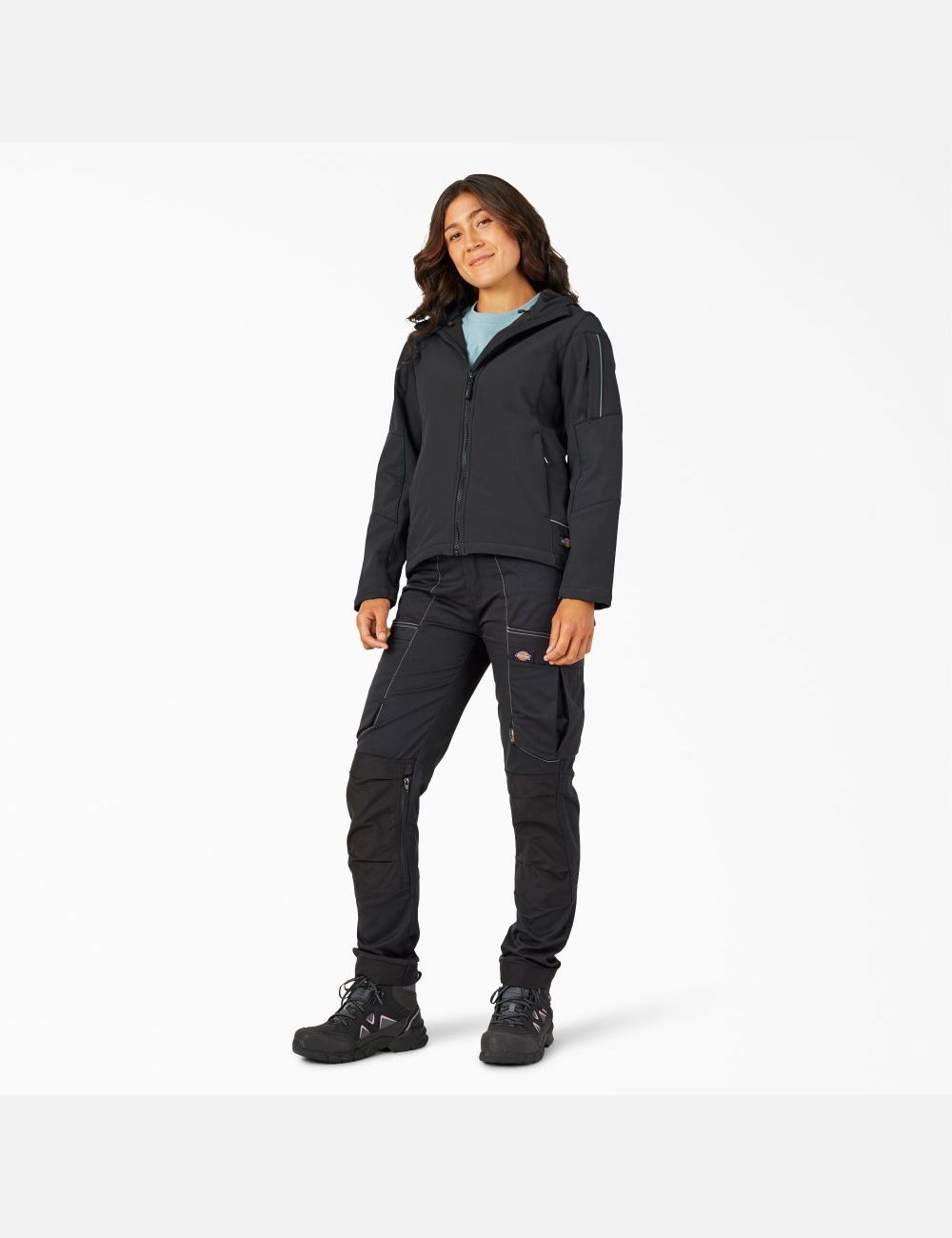 Chaqueta Softshell Dickies Performance Workwear Mujer Negras | 6127850-NK