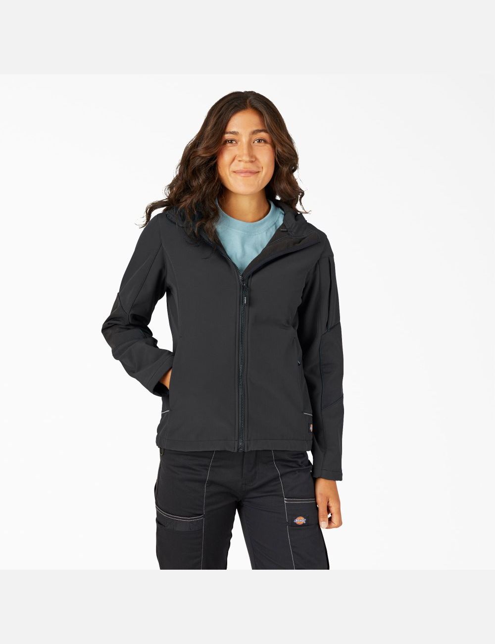 Chaqueta Softshell Dickies Performance Workwear Mujer Negras | 6127850-NK