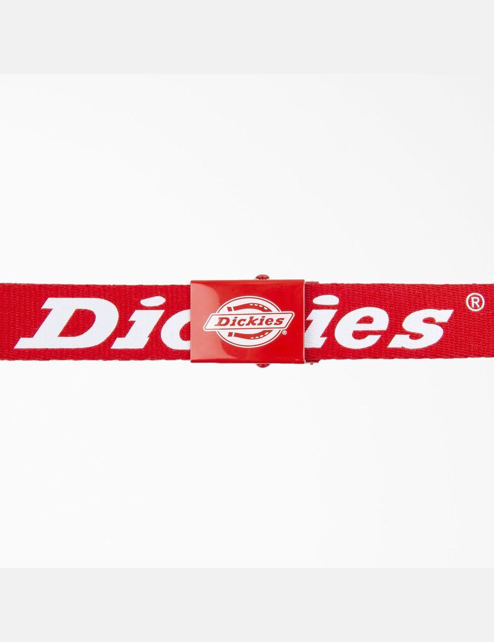 Cinturones Dickies Logo Web Unisex Rojas | 7209814-ZG