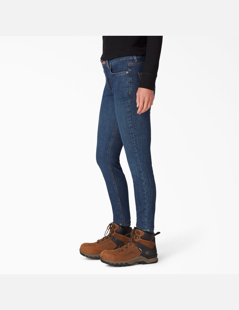 Jeans Dickies Perfect Shape Denim Flaco Leg Mujer Indigo Azules | 4802359-GX