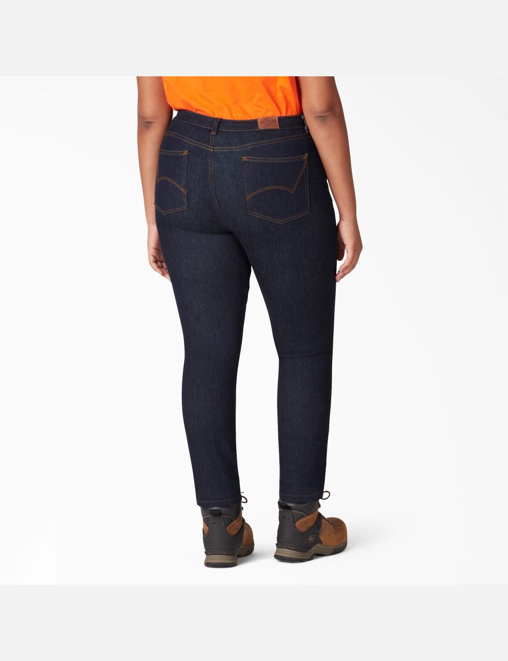 Jeans Dickies Plus Perfect Shape Denim Flaco Leg Mujer Indigo Azules | 1369045-OR