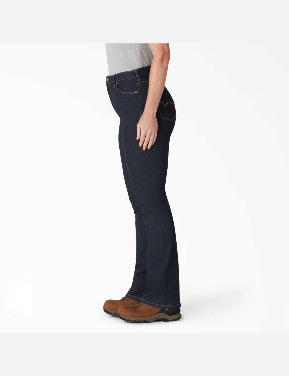 Jeans Dickies Plus Perfect Shape High Cintura Bootcut Denim Mujer Indigo Azules | 9236710-BF