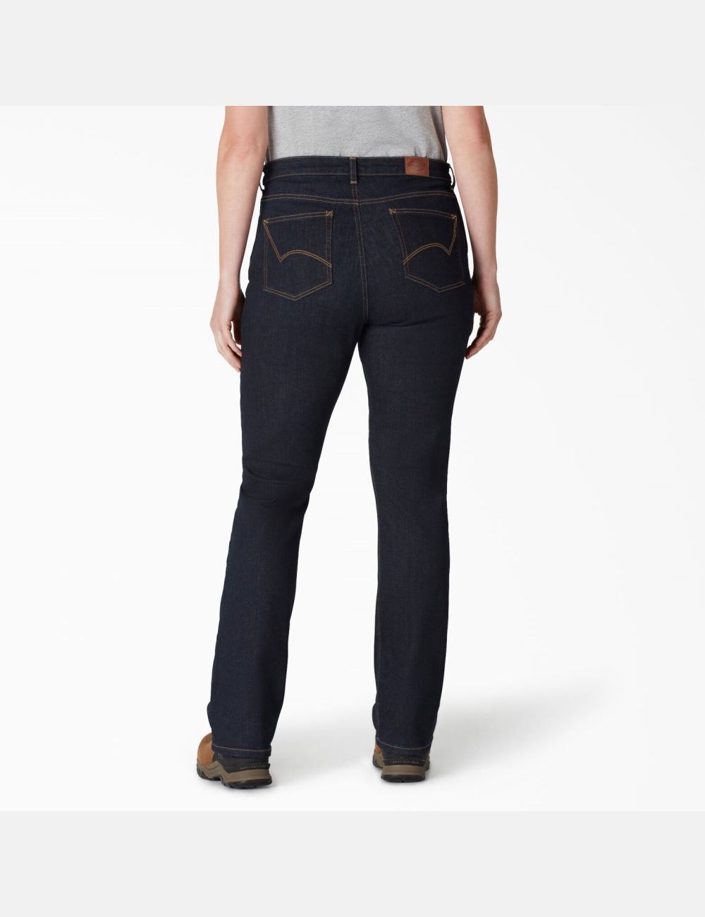 Jeans Dickies Plus Perfect Shape High Cintura Bootcut Denim Mujer Indigo Azules | 9236710-BF